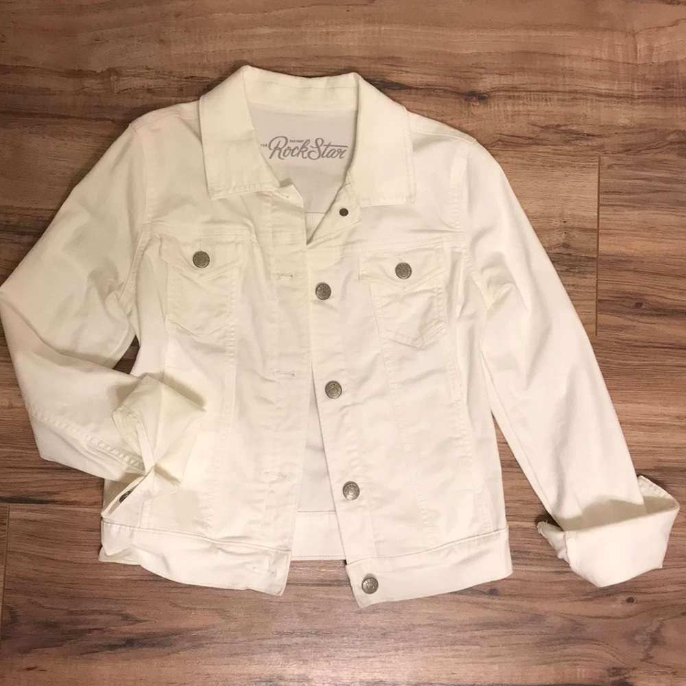 White Denim Jacket